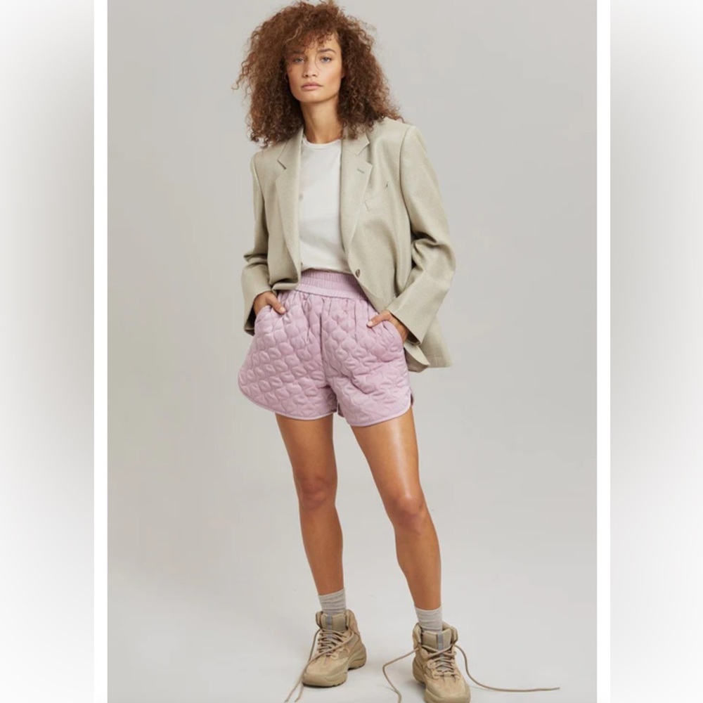 NWOT Frankie Shop Saco Quilted Shorts
